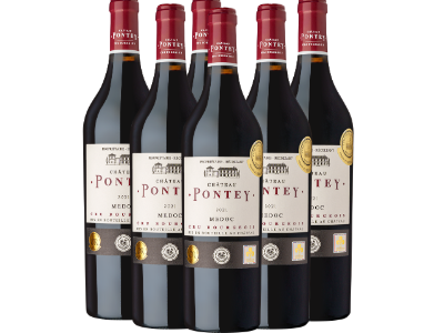 Médoc AOP Pontey Cru Bourgeois - caisse de 6 bouteilles