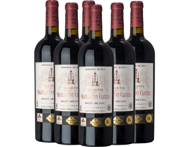 Haut Médoc AOP Château Puy Castera Cru Bourgeois 2022 - caisse de 6 bouteilles