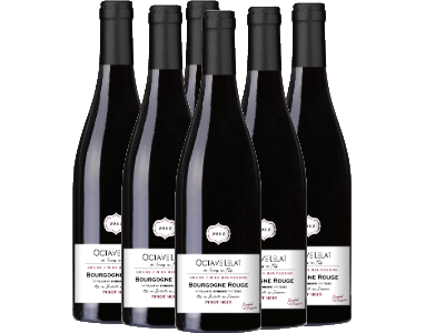 Octave Lelat Bourgogne Pinot noir rouge AOP - caisse de 6 bouteilles