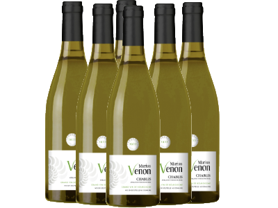 Marius Venon Chablis blanc AOP - caisse de 6 bouteilles