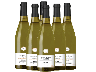 Octave Lelat Mâcon blanc AOP - caisse de 6 bouteilles