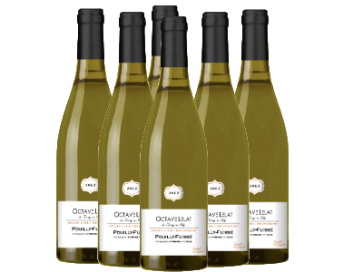 Octave Lelat Pouilly Fuissé blanc AOP - caisse de 6 bouteilles