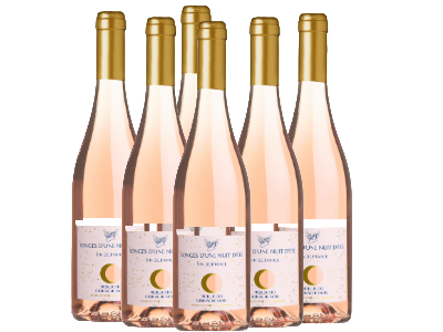 Songes d'une nuit d'été rosé VDF - caisse de 6 bouteilles