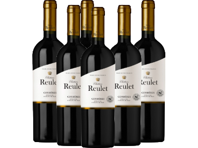 Corbières AOP Château Reulet rouge - caisse de 6 bouteilles