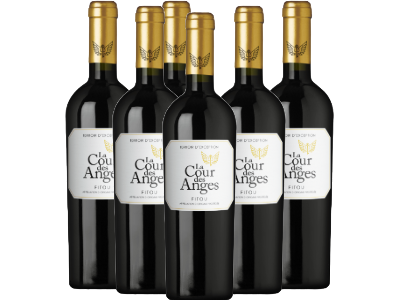 Fitou AOP La Cour des Anges rouge BIO - caisse de 6 bouteilles