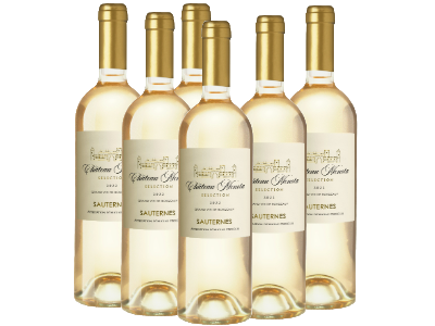 Sauternes Château Ménota blanc moelleux AOP - caisse de 6 bouteilles