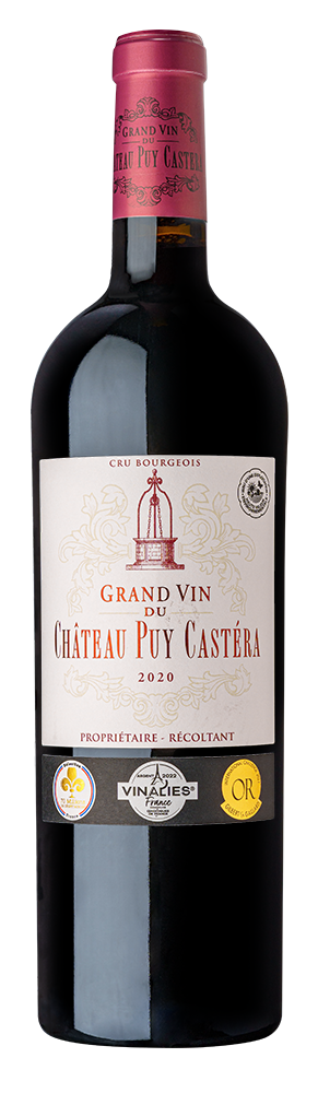 Haut Médoc AOP Château Puy Castera Cru Bourgeois 2020 - caisse de 6 bouteilles