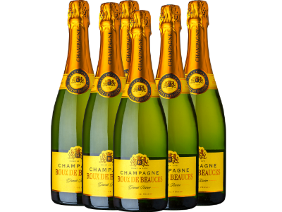 Champagne Grande Réserve Roux de Beaucès - caisse de 6 bouteilles
